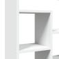 Preview: Bücherregal Weiß 72x20x120 cm Holzwerkstoff