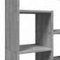Preview: Bücherregal Grau Sonoma 72x20x120 cm Holzwerkstoff