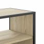 Preview: TV-Schrank Sonoma-Eiche 100x31x39,5 cm Holzwerkstoff und Metall