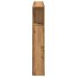 Preview: LED-Kopfteil Artisan-Eiche 140x18,5x103,5 cm Holzwerkstoff