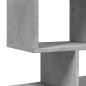 Preview: Raumteiler-Bücherregal Betongrau 92x29x112 cm Holzwerkstoff