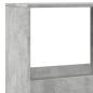 Preview: Bücherregal Betongrau 100x33x175 cm Holzwerkstoff