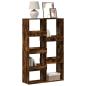 Preview: ARDEBO.de - Bücherregal Räuchereiche 100x33x155,5 cm Holzwerkstoff