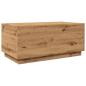 Preview: Couchtisch mit LED-Leuchten Artisan-Eiche 90x50x40 cm
