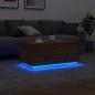 Preview: Couchtisch mit LED-Leuchten Artisan-Eiche 90x50x40 cm