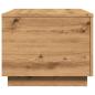 Preview: Couchtisch mit LED-Leuchten Artisan-Eiche 90x50x40 cm