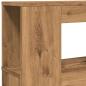 Preview: LED-Kopfteil Artisan-Eiche 200x18,5x103,5 cm Holzwerkstoff