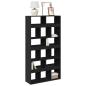 Preview: ARDEBO.de - Bücherregal Schwarz 100x33x187,5 cm Holzwerkstoff