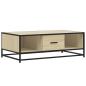 Preview: Couchtisch Sonoma-Eiche 100x57x35 cm Holzwerkstoff und Metall