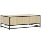 Preview: Couchtisch Sonoma-Eiche 100x57x35 cm Holzwerkstoff und Metall