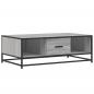 Preview: Couchtisch Grau Sonoma 100x57x35 cm Holzwerkstoff und Metall