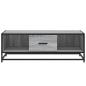 Preview: Couchtisch Grau Sonoma 100x57x35 cm Holzwerkstoff und Metall