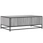 Preview: Couchtisch Grau Sonoma 100x57x35 cm Holzwerkstoff und Metall