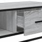 Preview: Couchtisch Grau Sonoma 100x57x35 cm Holzwerkstoff und Metall