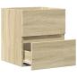 Preview: Waschbeckenunterschrank Sonoma-Eiche 41x38,5x45cm Holzwerkstoff