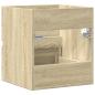 Preview: Waschbeckenunterschrank Sonoma-Eiche 41x38,5x45cm Holzwerkstoff