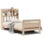 Preview: Massivholzbett mit Regal ohne Matratze 90x190 cm Kiefer