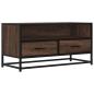 Preview: TV-Schrank Eichen-Optik 80x34,5x40 cm Holzwerkstoff und Metall
