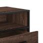 Preview: TV-Schrank Eichen-Optik 80x34,5x40 cm Holzwerkstoff und Metall
