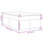 Preview: Boxspringbett mit Matratze Dunkelbraun 120x200 cm Stoff