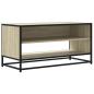 Preview: TV-Schrank Sonoma-Eiche 91x40x46 cm Holzwerkstoff und Metall