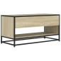 Preview: TV-Schrank Sonoma-Eiche 91x40x46 cm Holzwerkstoff und Metall