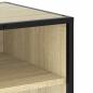 Preview: TV-Schrank Sonoma-Eiche 91x40x46 cm Holzwerkstoff und Metall