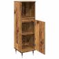 Preview: Badschrank Altholz-Optik 30x30x100 cm Holzwerkstoff