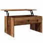Preview: Couchtisch Altholz-Optik 80x50,5x41,5 cm Holzwerkstoff