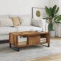 Preview: ARDEBO.de - Couchtisch Altholz-Optik 90x50x36,5 cm Holzwerkstoff