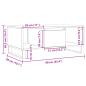 Preview: Couchtisch Altholz-Optik 90x50x36,5 cm Holzwerkstoff