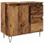 Preview: Waschbeckenunterschrank Altholz-Optik 65x33x60 cm Holzwerkstoff