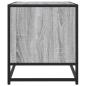 Preview: TV-Schrank Grau Sonoma 91x40x46 cm Holzwerkstoff und Metall