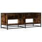Preview: TV-Schrank Räuchereiche 120,5x40x46 cm Holzwerkstoff und Metall