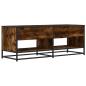 Preview: TV-Schrank Räuchereiche 120,5x40x46 cm Holzwerkstoff und Metall