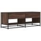 Preview: TV-Schrank Braun Eiche-Optik 120,5x40x46cm Holzwerkstoff Metall