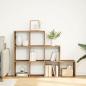Preview: Raumteiler-Bücherregal 3 Stufen Altholz-Optik 137,5x29x103,5 cm