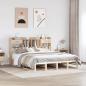 Preview: ARDEBO.de - Massivholzbett mit Regal ohne Matratze 180x200 cm Kiefernholz