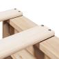 Preview: Massivholzbett mit Regal ohne Matratze 180x200 cm Kiefernholz