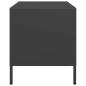 Preview: TV-Schrank Schwarz 68x39x43,5 cm Kaltgewalzter Stahl