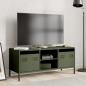 Preview: TV-Schrank Olivgrün 101,5x39x43,5 cm Kaltgewalzter Stahl