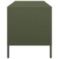 Preview: TV-Schrank Olivgrün 101,5x39x43,5 cm Kaltgewalzter Stahl