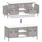 Preview: TV-Schrank Olivgrün 101,5x39x43,5 cm Kaltgewalzter Stahl