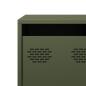 Preview: TV-Schrank Olivgrün 101,5x39x43,5 cm Kaltgewalzter Stahl