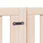 Preview: 9-tlg. Hundetor mit Tür Faltbar 450 cm Pappelholz