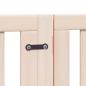 Preview: 15-tlg. Hundetor mit Tür Faltbar 750 cm Pappelholz
