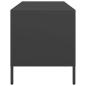 Preview: TV-Schrank Schwarz 101,5x39x43,5 cm Kaltgewalzter Stahl