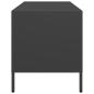 Preview: TV-Schrank Schwarz 101,5x39x43,5 cm Kaltgewalzter Stahl