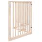 Preview: 4-tlg. Hundetor mit Tür Faltbar 320 cm Pappelholz