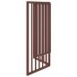 Preview: 3-tlg. Hundetor Faltbar Braun 150 cm Pappelholz